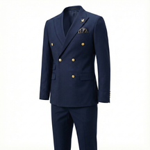 The Pellegrino 'Navigator' Double-Breasted Suit - Pellegrino