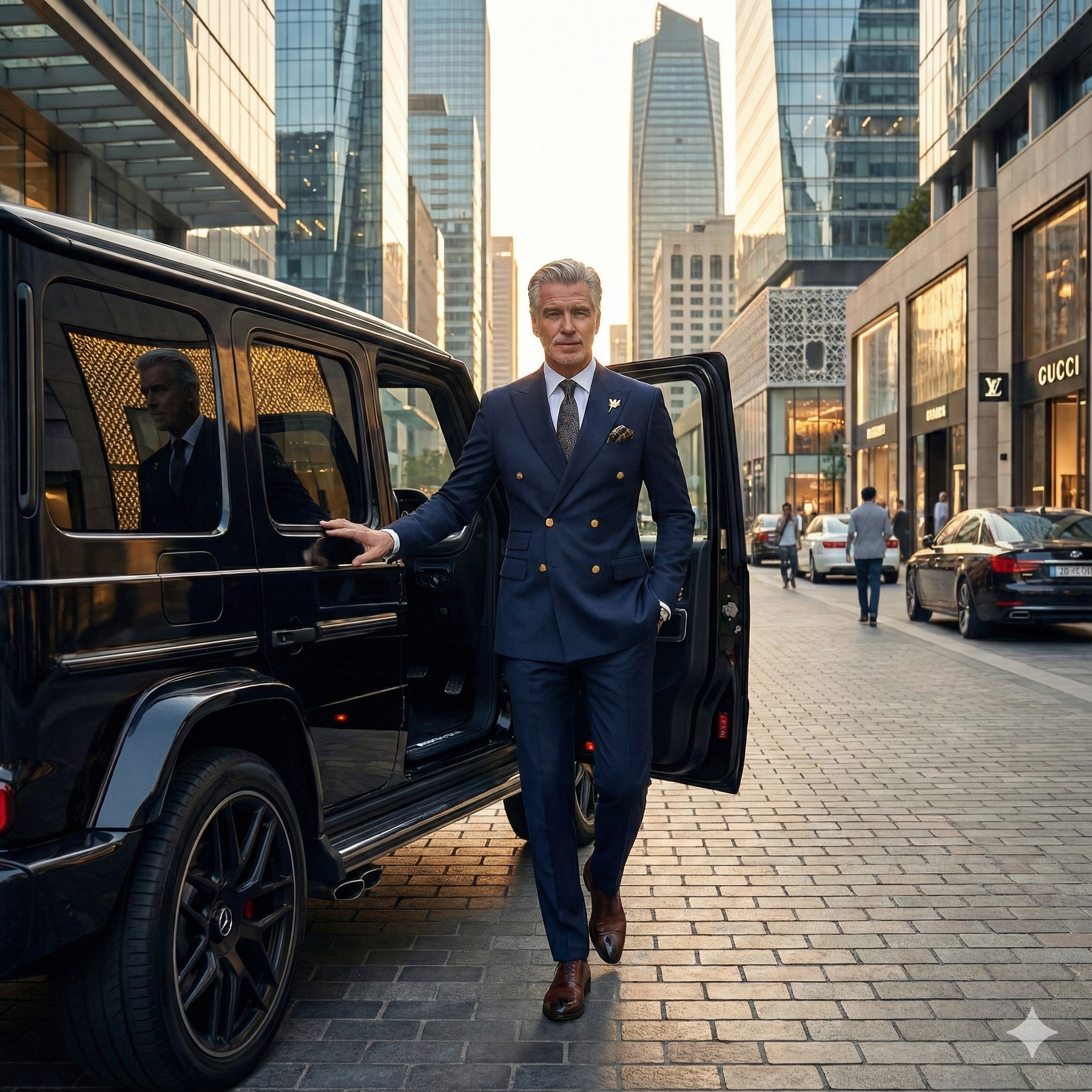 The Pellegrino 'Navigator' Double-Breasted Suit - Pellegrino